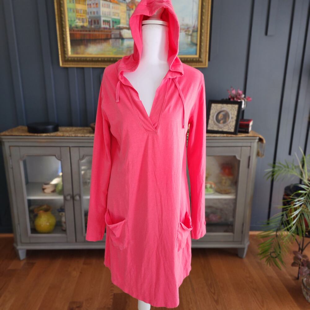 Coolibar UPF 50+ Catalina Beach Cover-UP Dress Women Size M